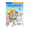 Mal- und Lernposter „Kinder sicher machen“.